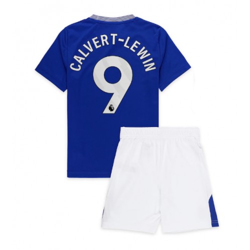 Fotbalové Dres Everton Dominic Calvert-Lewin #9 Dětské Domácí 2024-25 Krátký Rukáv (+ trenýrky)